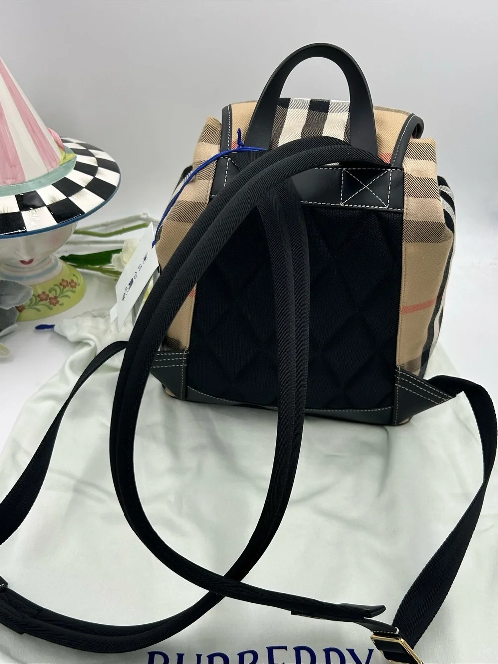 Burberry backpack signature